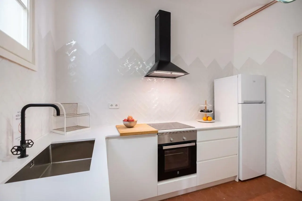 B32-Sunny And Modernist Apartment For Groups In Center Barcelona Spain
